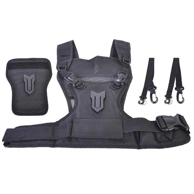 Carrier II Multi Dual 2 Camera Carrying Chest Harness System Vest Quick Strap with Side Holster for Canon Nikon Sony Pentax DSLR