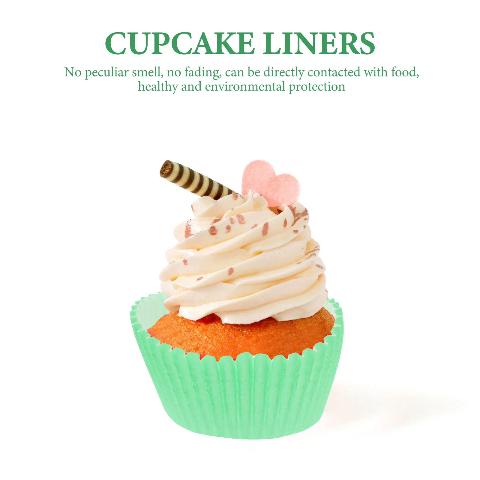 100 pezzi Set di bicchieri di carta per olio Muffin Pan Cottura Reposteria Forma Vassoio per torte Cupcakes Tazze Fodere colorate usa e getta