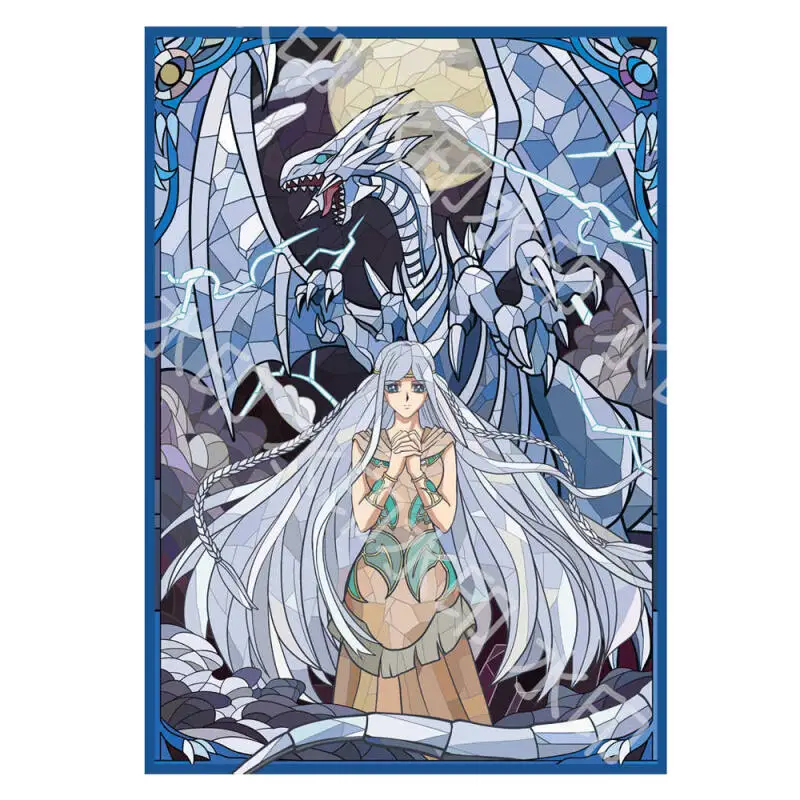 

60 шт./компл. YGO Yu-Gi-Oh! Рукав для флэш-карт Kisara PTCG OPCG, коллекция аниме, защитный чехол для карты, подарочная игрушка 63x90 мм