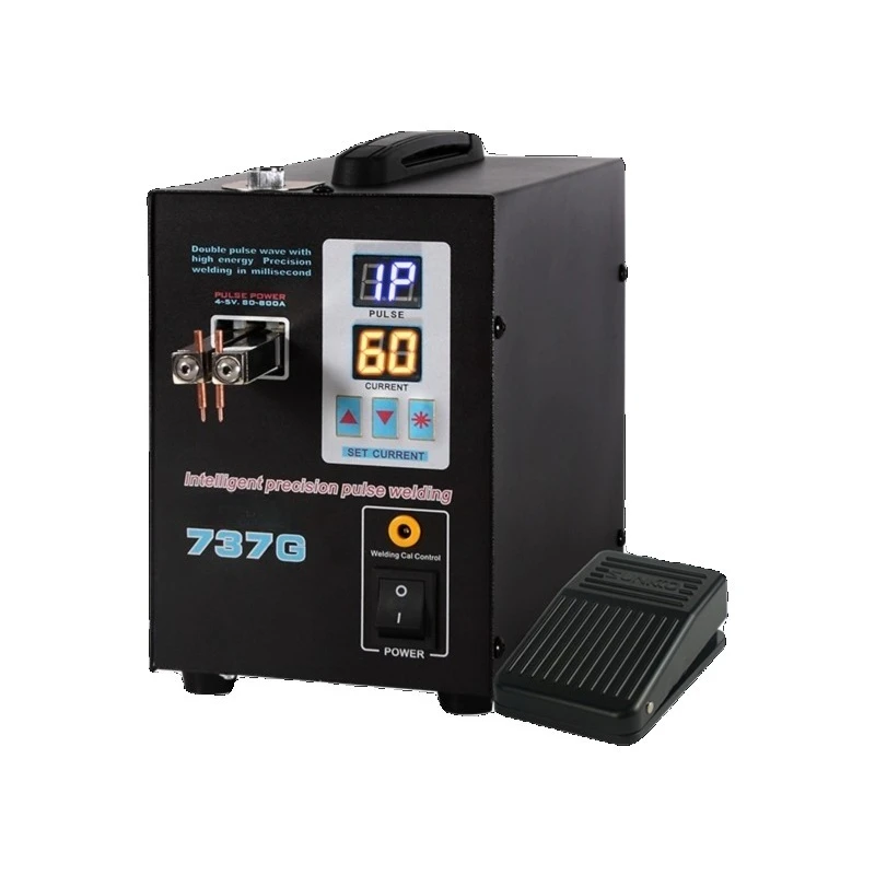 Spot Welder  737G  1.5kw LED Dual Digital Display Pulse Precision Push For 18650