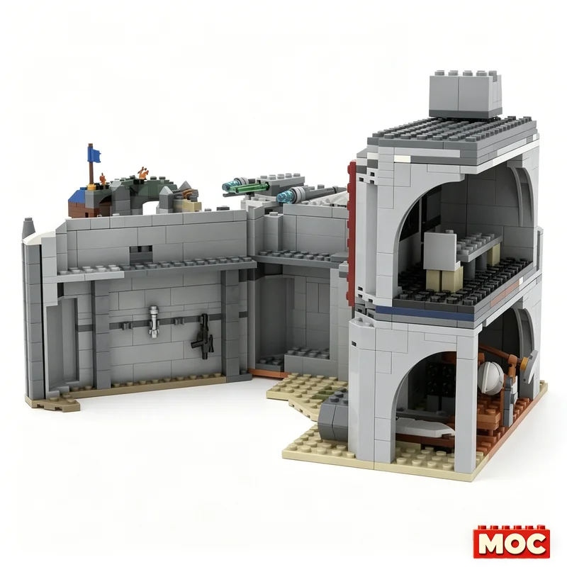 NEW 1068PCS MOC Republic Clone Base Wars Diorama with Base Troopers Speeder and Children Gunship Building Blocks Christmas Gift