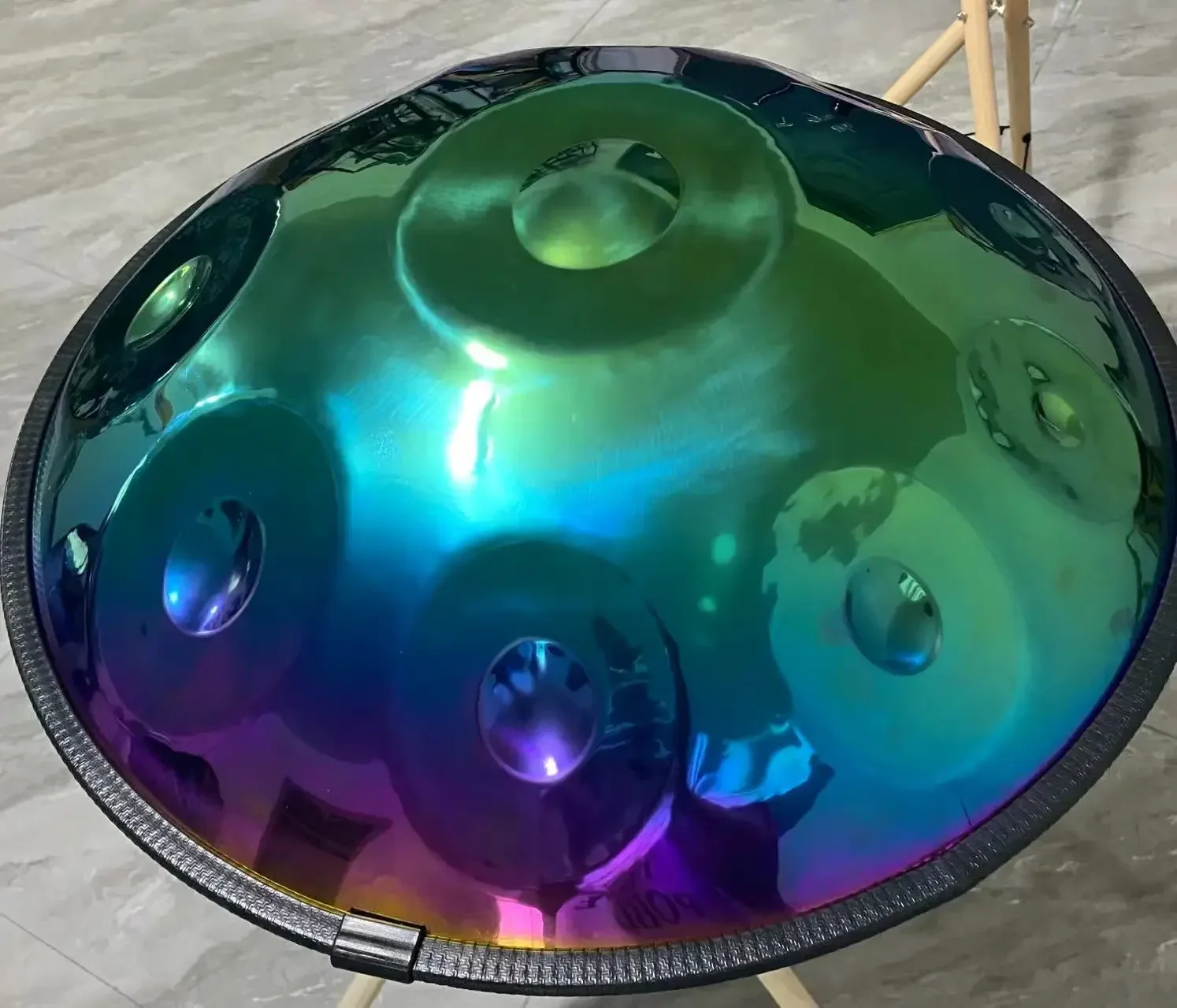 High quality 22 inches handpan 10 notes 440Hz drum with high appearance level