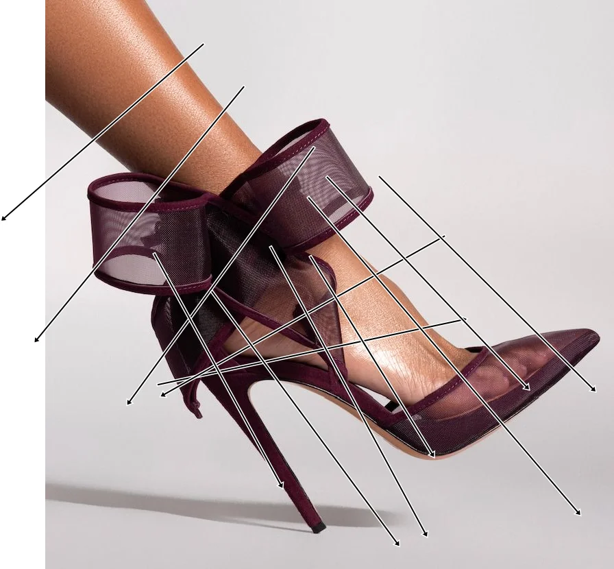 Women'S Shoes Burgundy - Burgundy Air Mesh Pumps Stiletto Thin