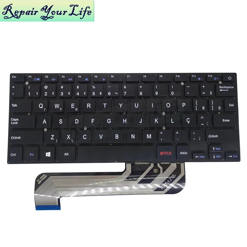 New BR-PT Brazil Keyboard MB27716023 YXT-NB93-64 YT-277-16-05 K2919 MB2778018 YXT-NB91 XK-HS002 SCDY-277-8-02 Notebook Teclado