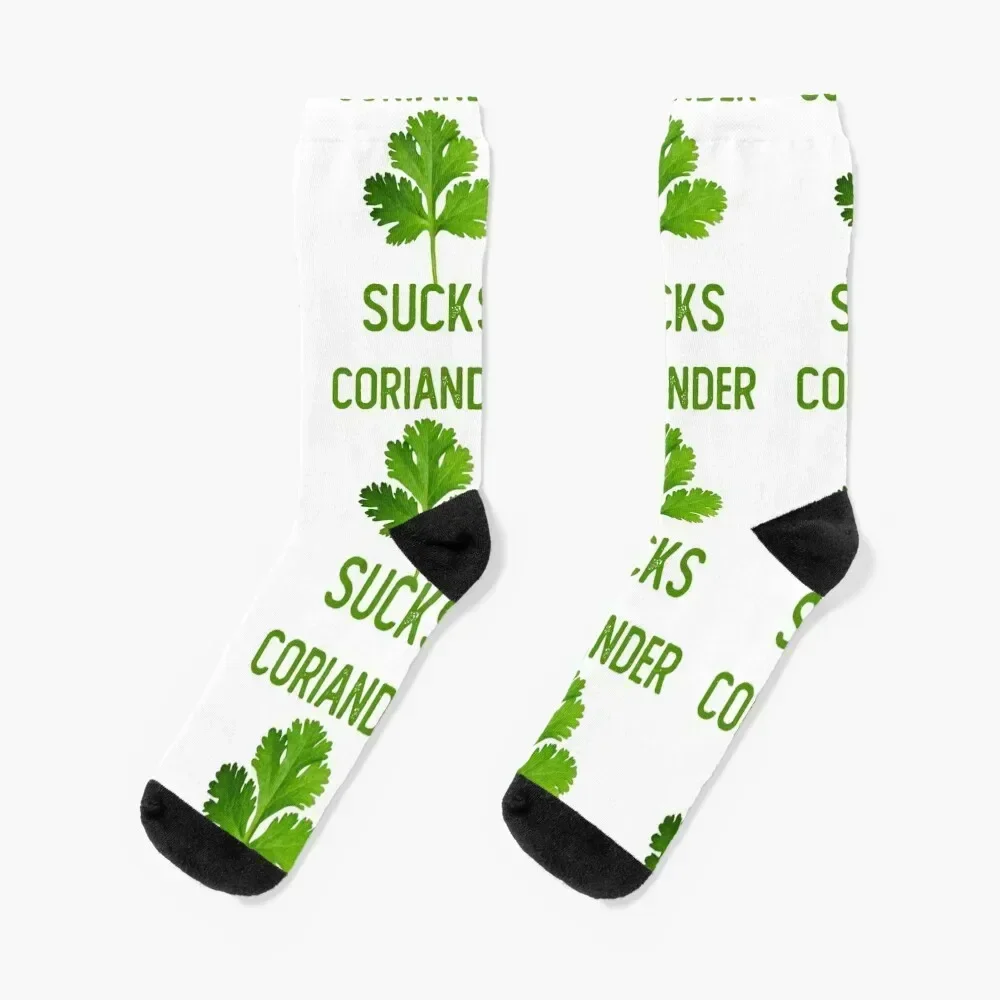 Coriander sucks! Socks Non-slip Men's christmas stocking Socks Men Women's