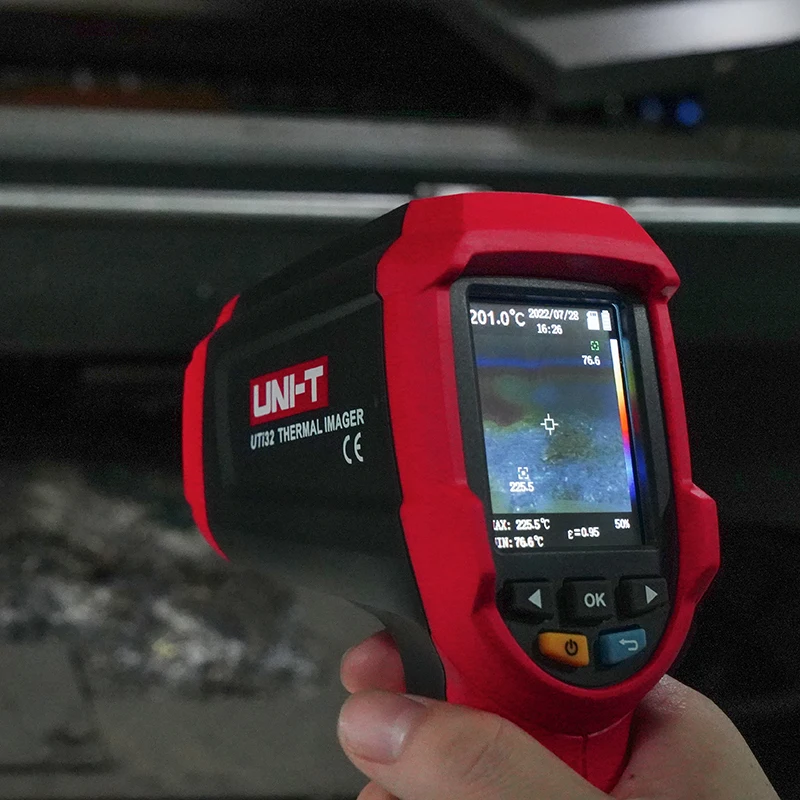 UNI-T Thermal Imager UTI32 High Temperature Thermal Imaging Camera Thermographic Camera Floor Heating Pipe Testing -20-1000