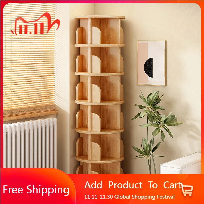 

Nordic Luxury Book Shelf European English Display Vintage Story Book Shelf Library Aesthetic Wood Estanteria Trendy Furniture