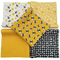 5pcs Fabric, Printed Fabric,  PreCut Fabric; Sewing Supplies For Patchwork Sewing And DIY Clothing Crafts 5