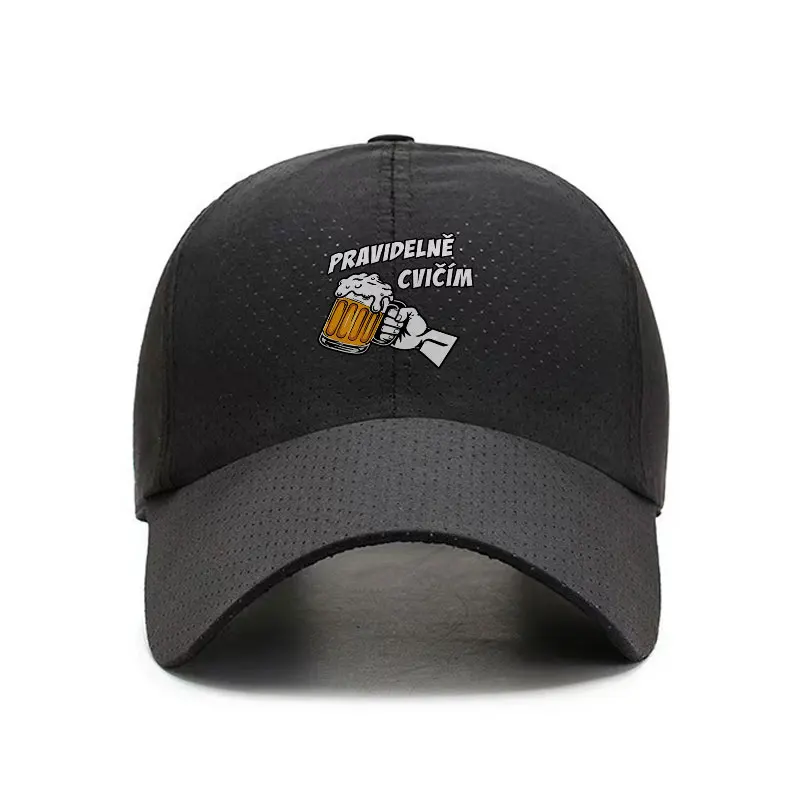 I Exercise Regularly Beer Mug Quick Dry Baseball Cap Casual Outdoor Hat for Beer Lovers