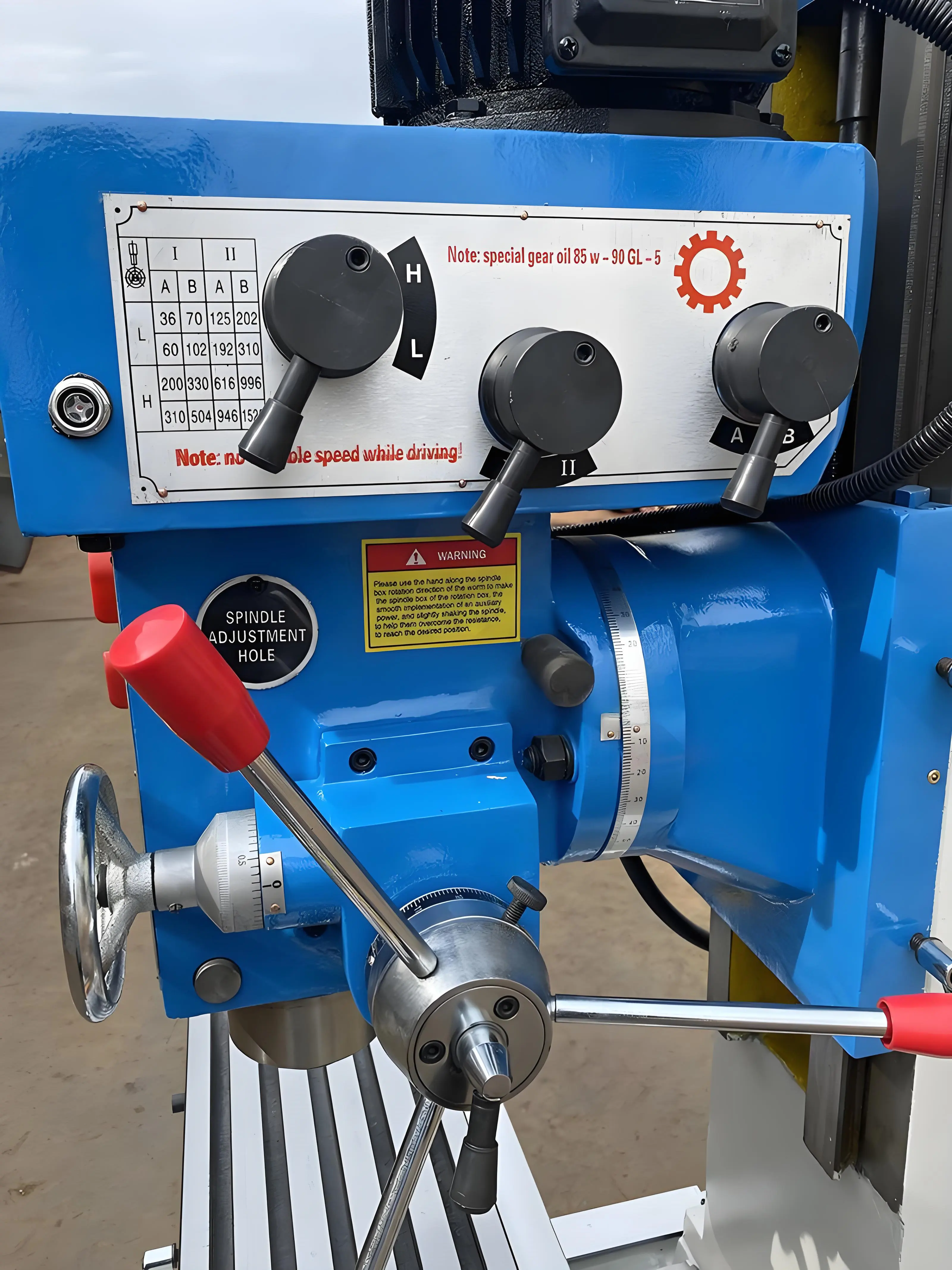 Mini máquina de moagem chata universal automática 220v-zx50c vertical com novas componentes de engrenagem e motor