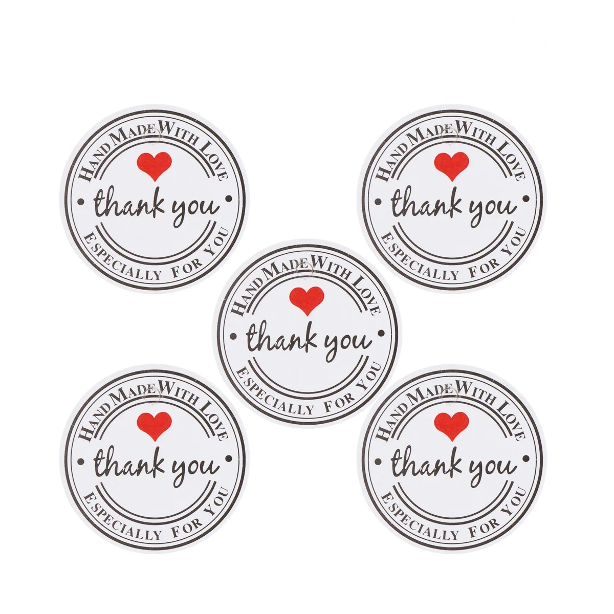 

100pcs Love Heart Thank You Tags Kraft Paper Hanging Gift Tags for Wedding Party Favor Christmas Scrapbooking DIY Crafts