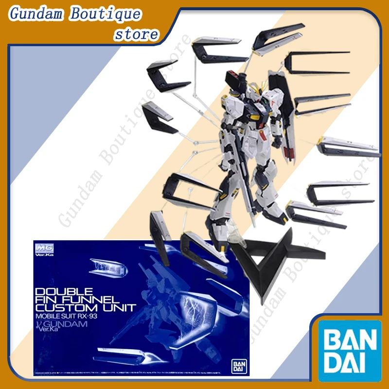 

Bandai Genuine MG DOUBLE FIN FUNNEL CUSTOM UNIT RX-93 V GUNDAM Ver Ka Anime Action Figure Robot Assembly Model Toy Gift Children