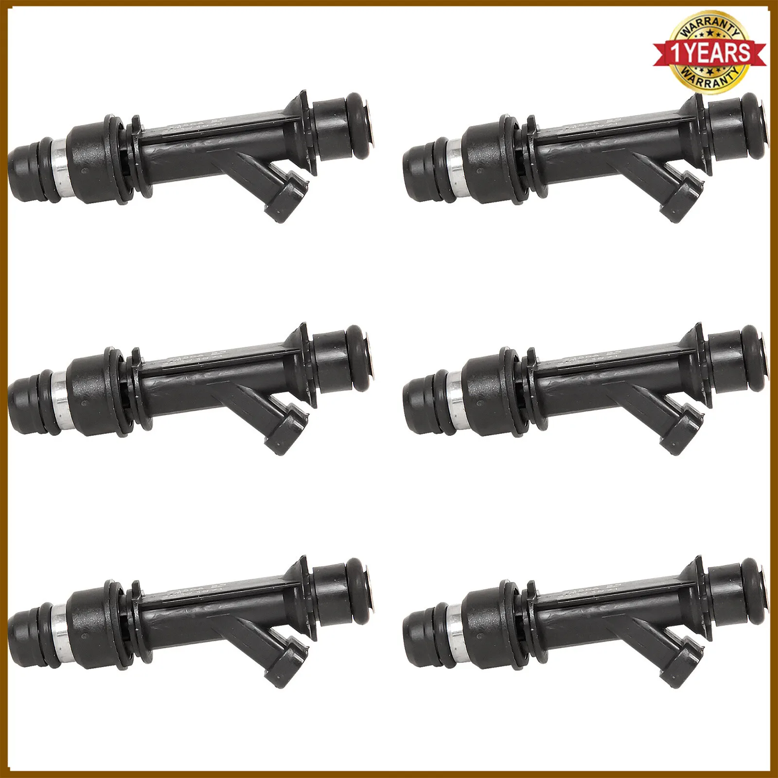 مجموعة من 6 حاقنات الوقود لدلفي 2001-2005 بويك ليسابري 3.8L V6 OEM # 25323972 #3