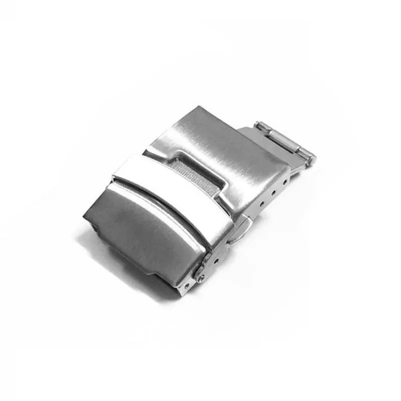 Steel High quality 16mm 18mm 20mm 22mm Fold Safety Clasp buckle Deployment ClaspSuitable Suitable for Rolex Casio Omega Armani