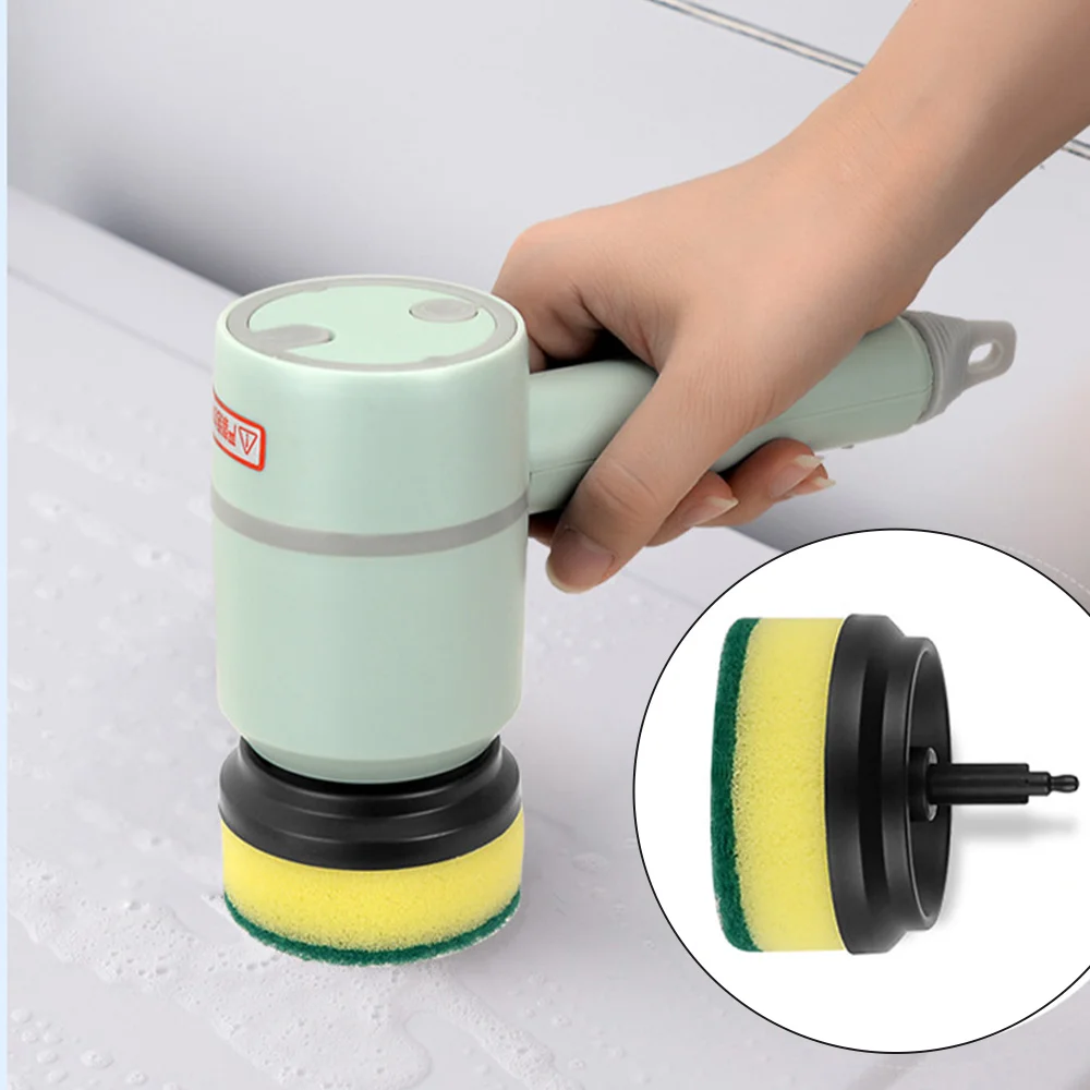 Electric Cleaning Brush Multi-Functional Household Dish Cleaning Brush Power Scrubber Rechargeable For Window Kitchen Bathroom