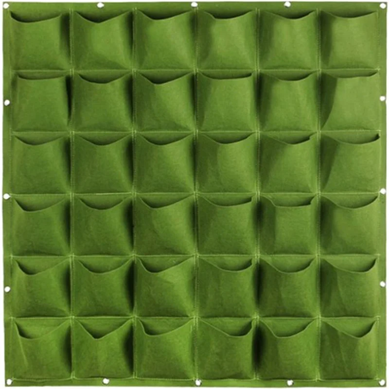 -AT52 bolsillos para colgar en la pared, bolsas para plantar, maceta, bolsa de cultivo impermeable, macetero de jardín, Suculent