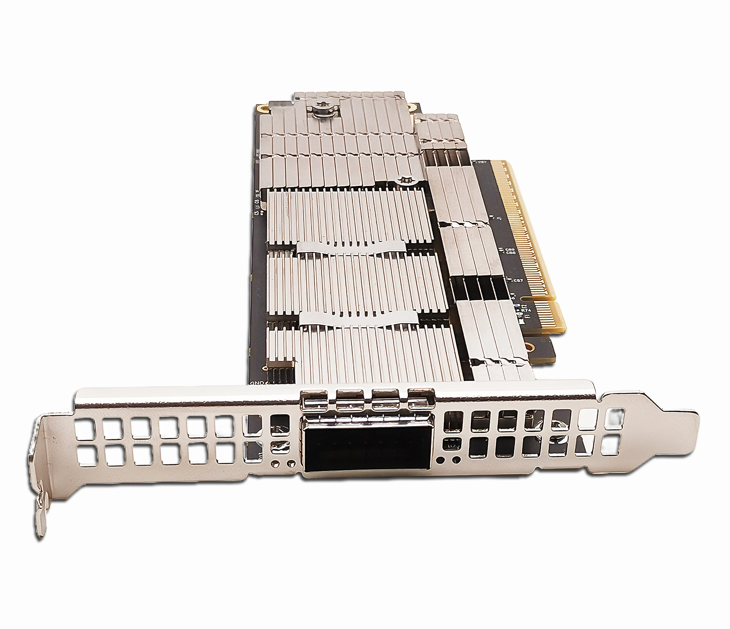 200GbE Ethernet carte réseau MCX75310AAS-HEAT NVIDIA ConnectX-7 HHHL NDR200 intelAdapter 200gbps Alfred 1 * Owrechargeable Port Pcie 5.0x16