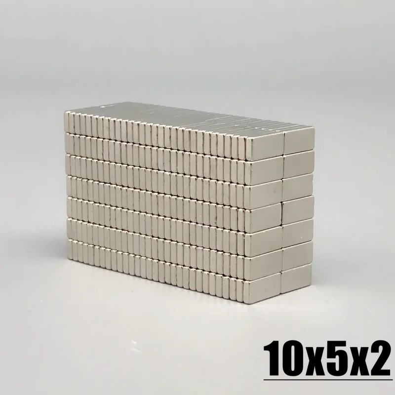 أداة الثلاجة المغناطيس 20/50/100/200/500/1000 قطعة شكل مكعبة 10x5x2 مللي متر مكتب المطبخ للديكور المنزل 10*5*2 هوك لتقوم بها بنفسك Imane