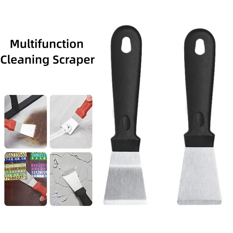 Stainless Steel Putty Knife Scraper Shovel Cleaning Scraper Paint Tools Refrigerator Defrosting Labels Glass Cleaning Shovel
