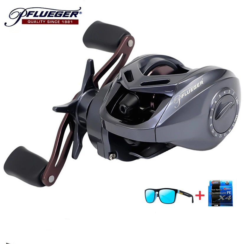 プルーガー-ソルトウォーター-ベイトキャスティングリール-71-1-スペアスプール付き-ベイトキャスティング-11bb-マルチプライヤーコイル-フィッシングリール-8-10kg-ドラグ