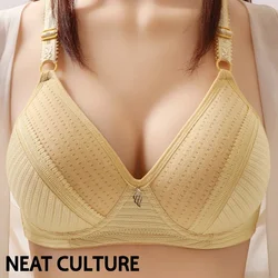 Sexy Push Up Bra Large Size 36-46 A/B Brassiere Underwear Women Bratette Crop Tops Lingerie Plus Size Wireless Female Padded Bra