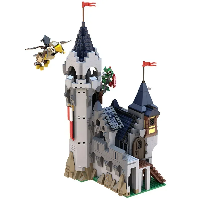 Fortress modelo moc tijolos de construção falcons menagerie castelo tecnologia blocos modulares presentes brinquedos natal diy conjuntos montagem