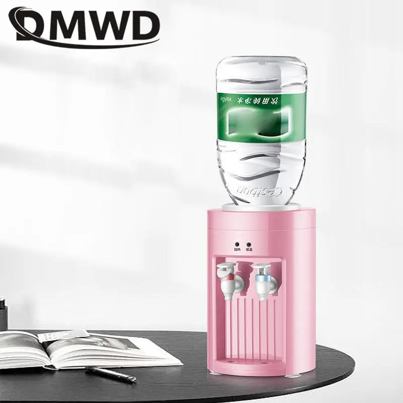 DMWD Household Water Dispenser Electric Kettle Mini Desktop Water Boiler Heating Machine Drinking Fountain Tea Maker 220V