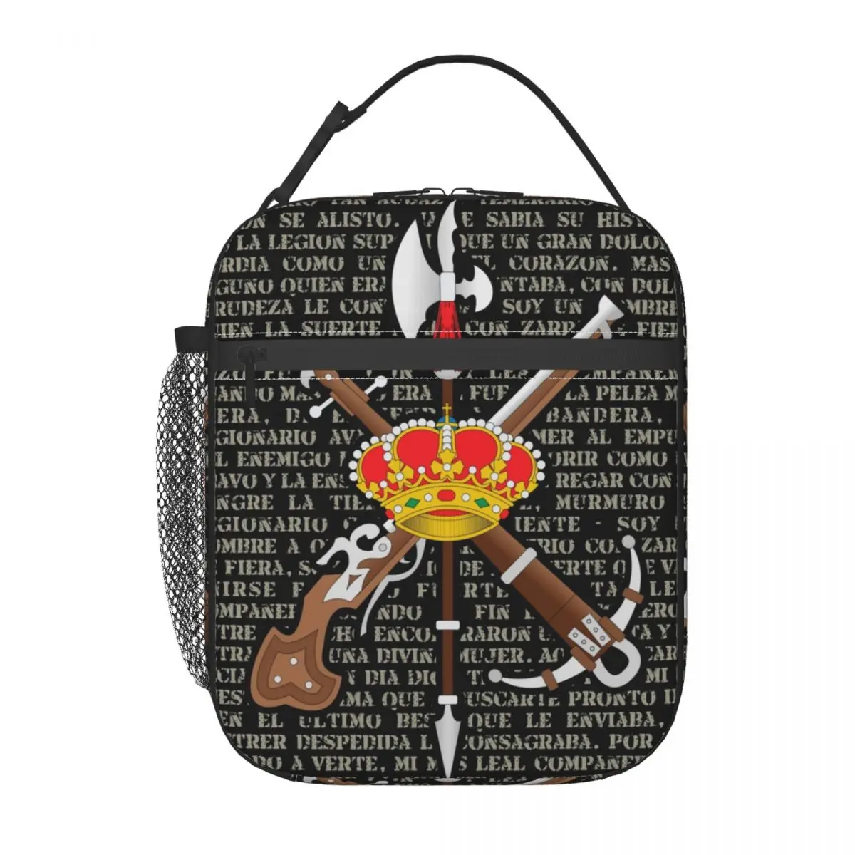 Spanish Legion Thermal Insulated Lunch Bags Women El Novio De La Muerte Resuable Lunch Tote Outdoor Multifunction Food Box