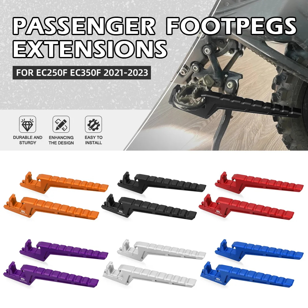 

For Gas Gas EC 250 / EC 300 2021-2022-2023 CNC Motorcycle Accessories Foot Peg Passenger Footpegs Extensions EC 250F / EC 350F