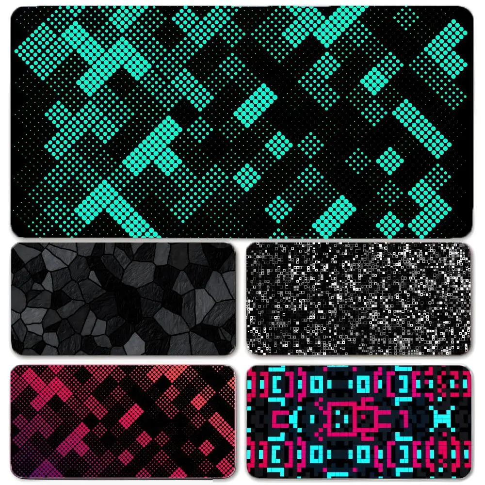 Art Style Pixel Art Mouse Pad Large Gaming Mousepad with Thick Stitched Edge Non-Slip Desk Mat