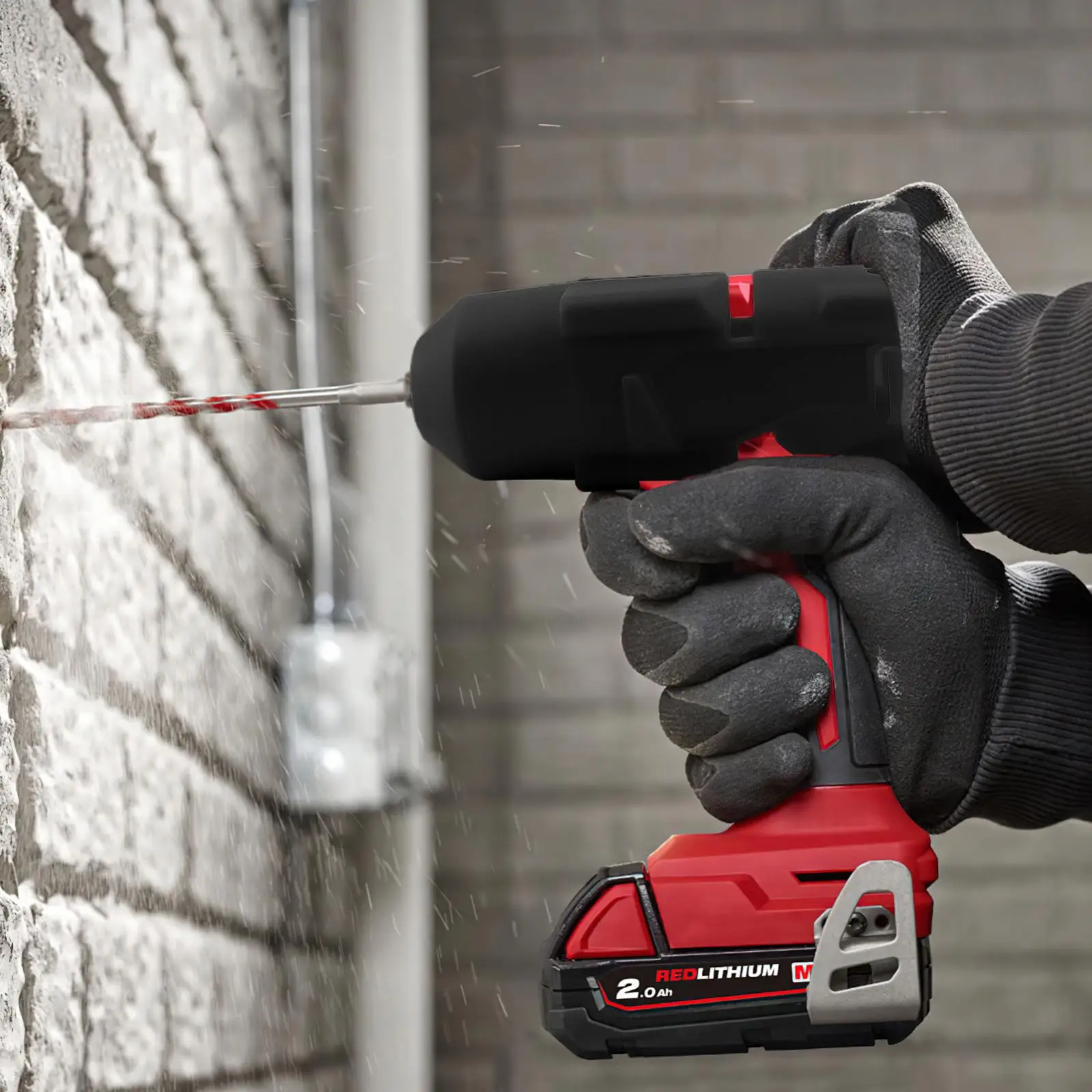 Imagem -06 - Bota Protetora da Chave de Impacto Luva do Torque Alto Ajuste para Milwaukee 49162767 2767-20 2863-20 M18