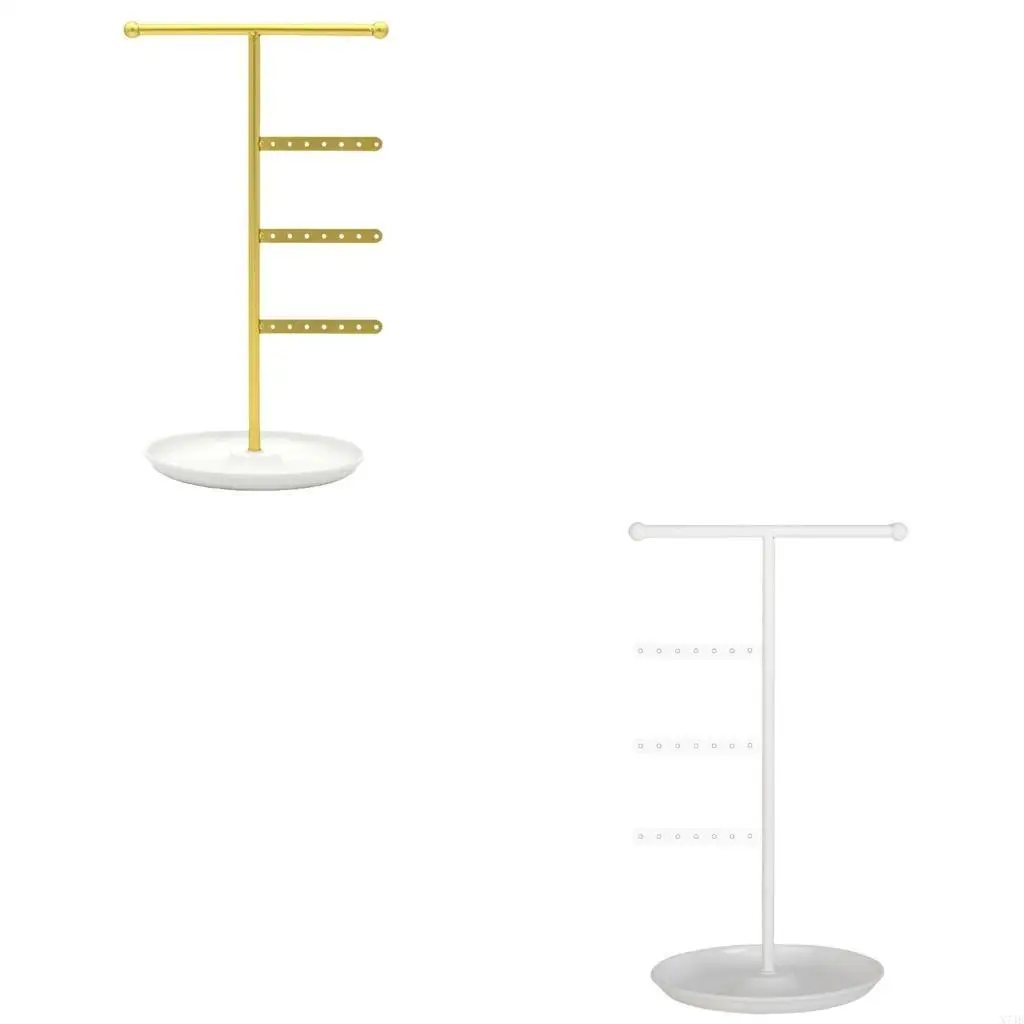 

Space Saving Jewelry Display Stand for Watch Necklace Bracelet Elegant Earrings Rack Multipurpose Accessories Holder