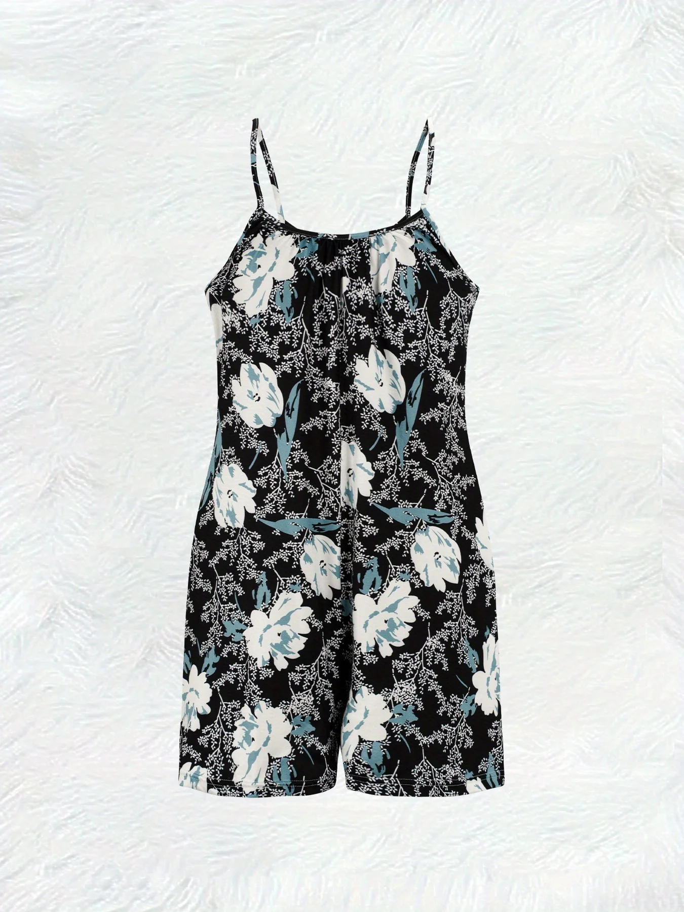 Printed Design Women's Floral - Romper Floral Print ulasan dan harga