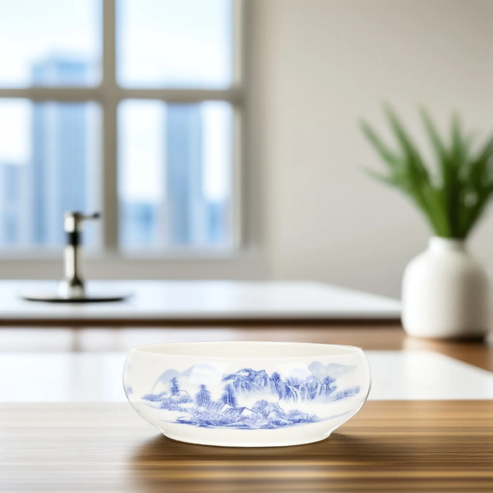 

Керамический горшок для гидропоники в форме лотоса без отверстий для нарциссов и других цветов, декоративный цветочный горшок для дома, сада, офиса, рабочего стола