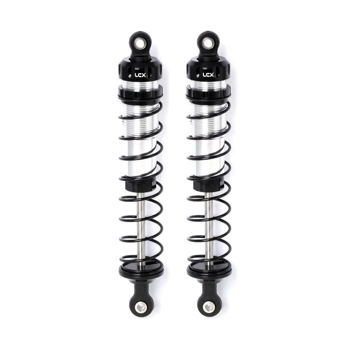 LCX Racing 1/10 RC camión suspensión de coche 110mm 4,33 ''Juego de choque 2 uds piezas mejoradas accesorios para Arrma Fury 223 2WD