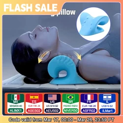Cuscino per massaggio cervicale Cuscino a forma di U Gravity Shiatsu Cuscino per massaggio cervicale Collo e spalle Rilassamento del collo elasticizzato