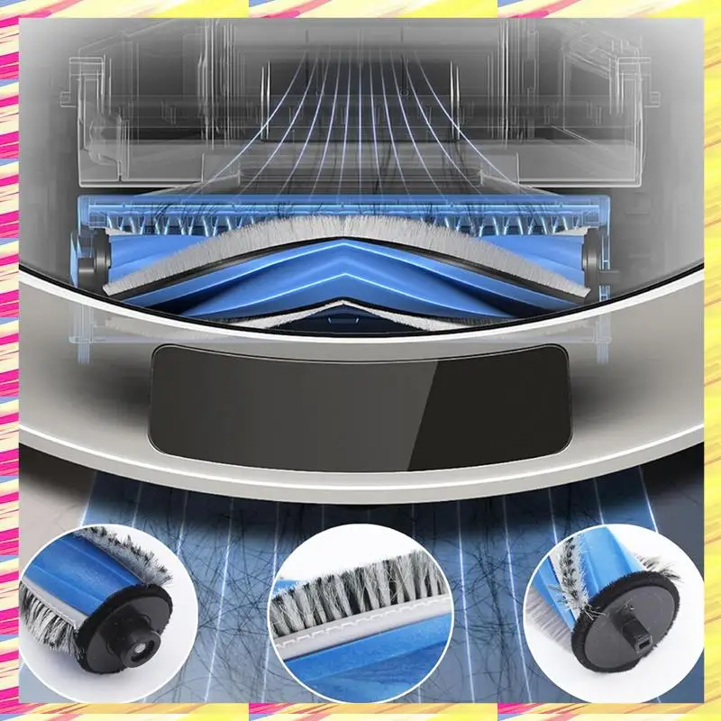 

ABJJ For ECOVACS DEEBOT T30S Robot Vacuum Cleaner Main Side Brush HEPA Filters Mop Cloth Dust Bags Replacement Parts