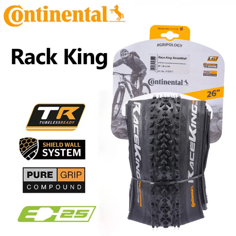 Neumático Continental Race King MTB 29 pulgadas TLR sin cámara 27.5/29x2.0/2.20 29er MTB plegable