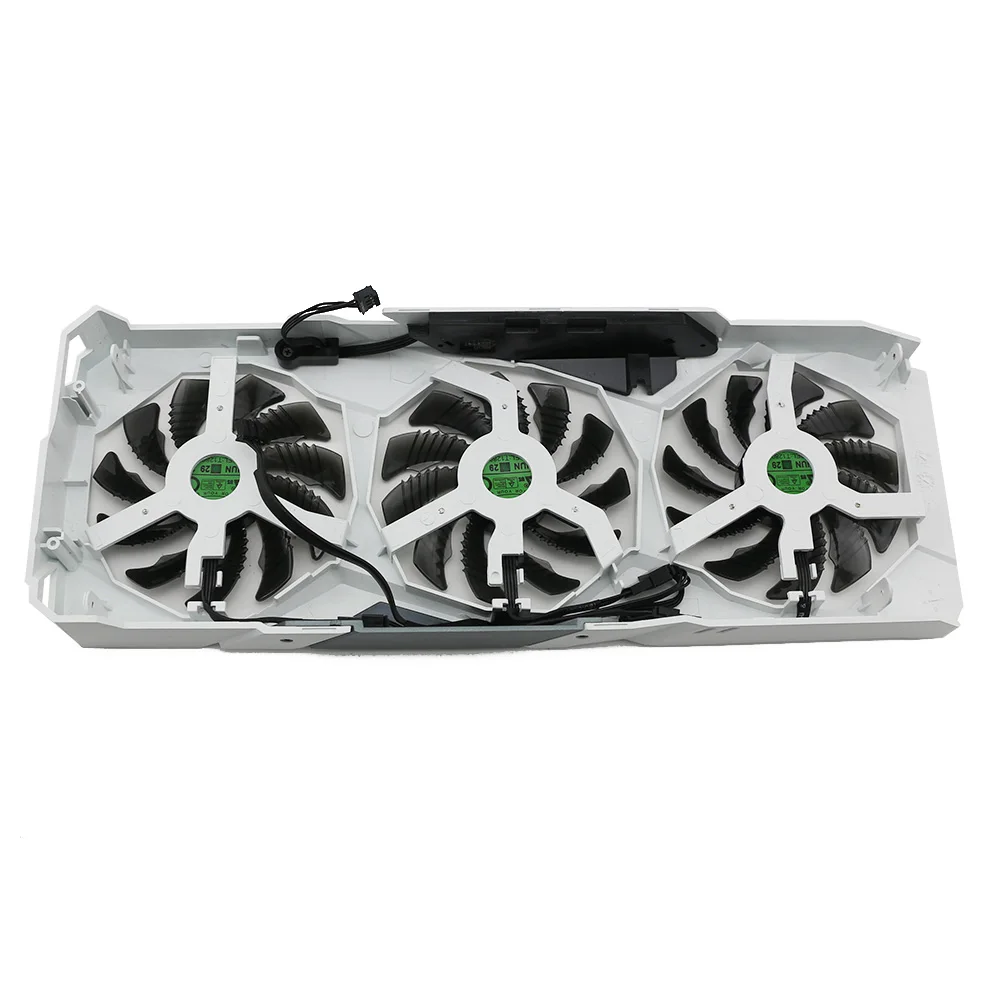 Imagem -06 - Dissipador de Substituição para Placa Gráfica com Ventilador para Gigabyte Rtx2060 s Refrigerador Gpu Branco Dissipador de Calor para Gigabyte Rtx 2060 Super Gaming oc 3x