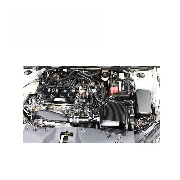 

Suitable for Airspeed 100% Dry Carbon Fiber Cold Air Intake System High Flow Filter Element for Honda for Civic 10th 1.5T