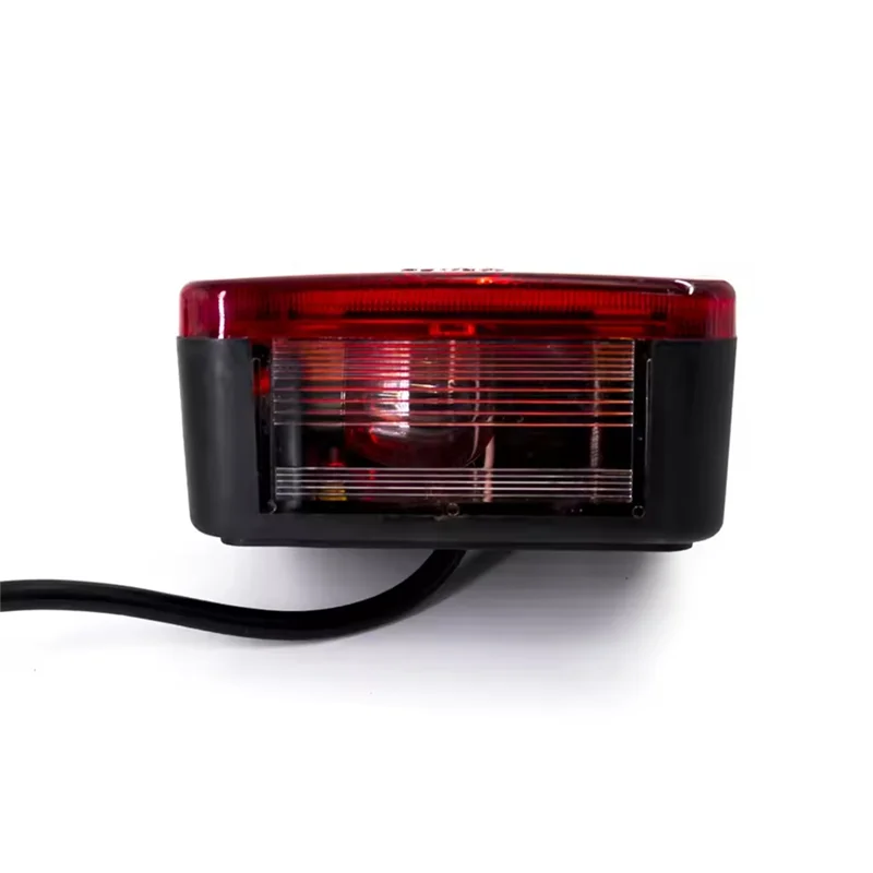 1 Set 12V Universal Rear Combination Towing Tail Light 10M LED Trailer 7 Pin Brake Stop Lamp License Number Plate