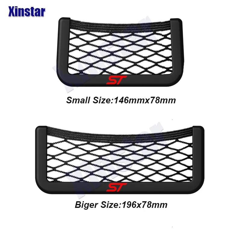 Car Organizer Net Storage For Ford ST Focus Fiesta Mondeo Fusion Escape Edge Ecosport Kuga Mustang Explorer MK2 Ranger