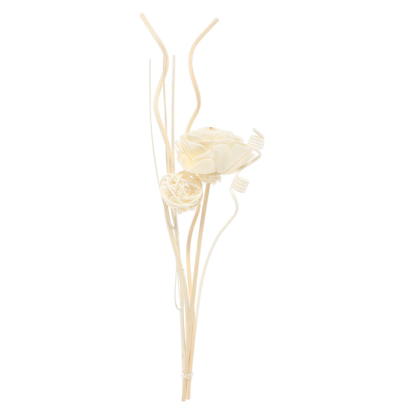 

Artificial Rose Bouquet Diffuser Sticks Essential Oil Aromatherapy Rattan Natural Scents Home Decor Wooden Flowers Household