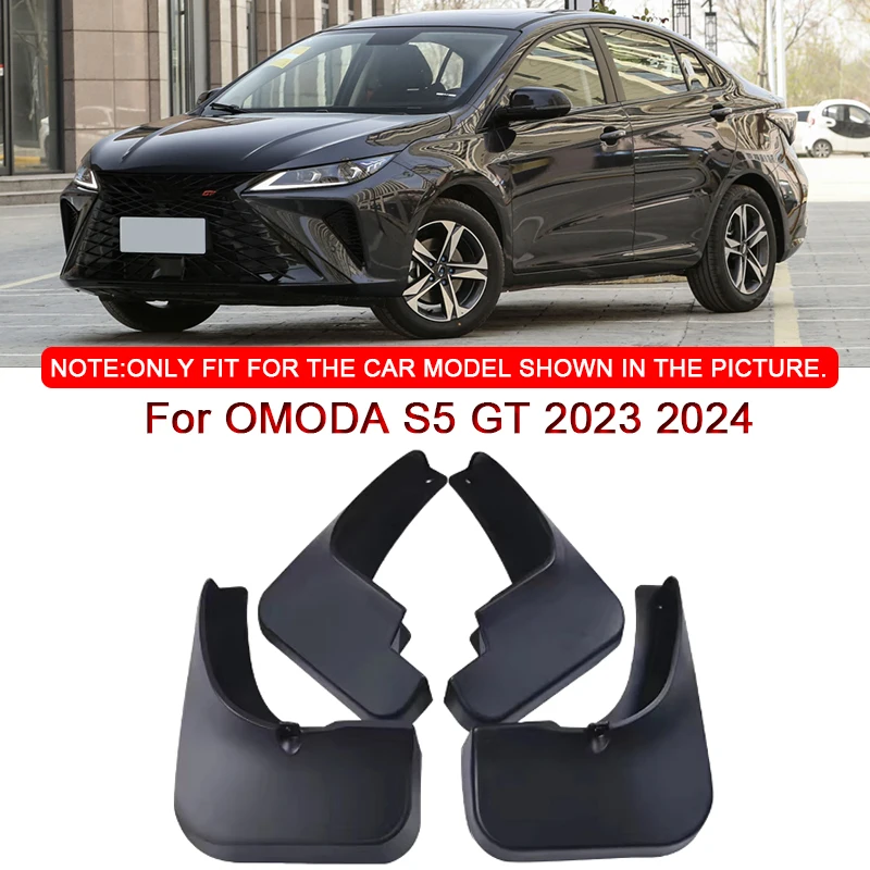 

4pcs For OMODA S5 GT 2023 2024 Car Styling ABS Car Mud Flaps Splash Guard Mudguards MudFlaps Front Rear Fender Auto Accessories