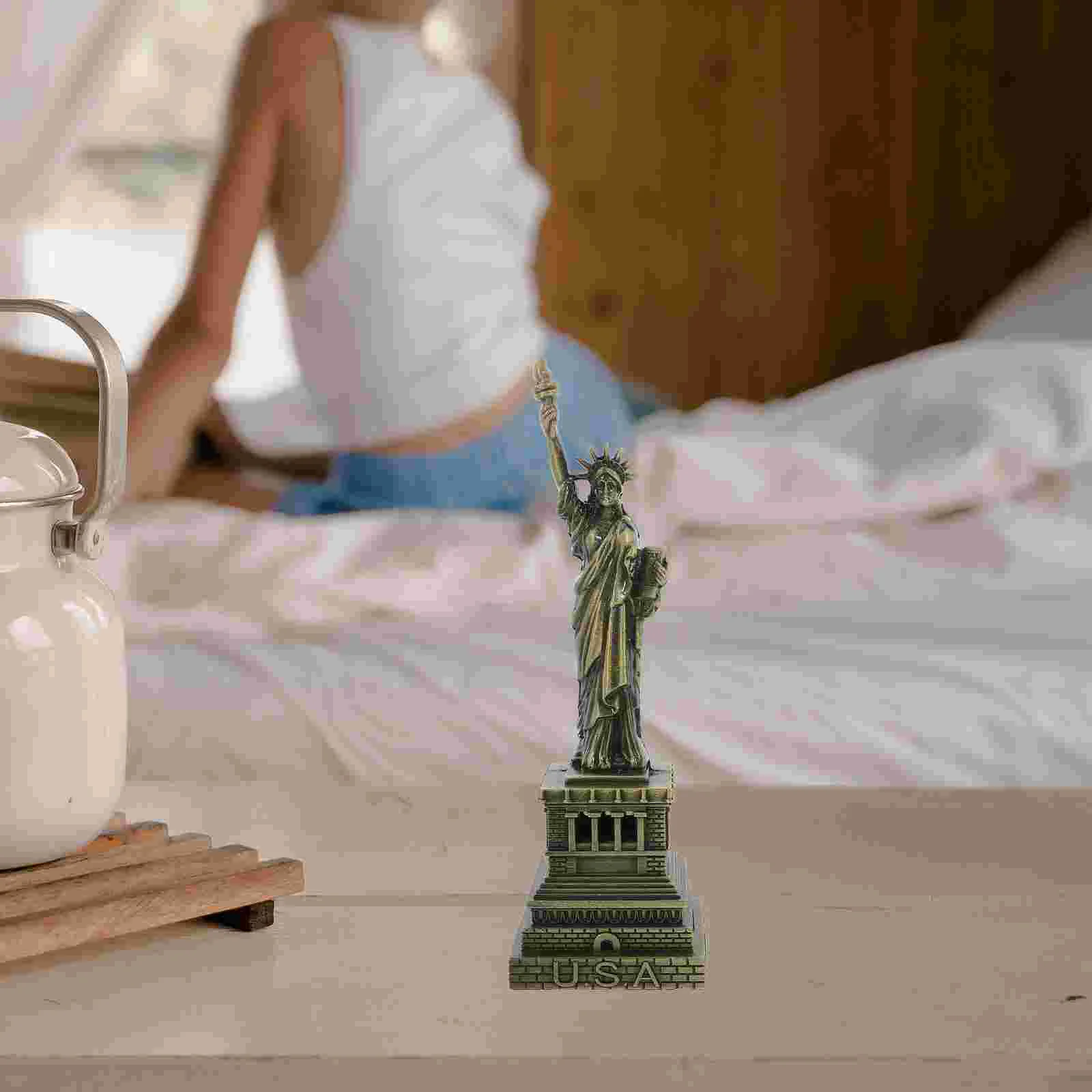 American Statue of Liberty Souvenirs USA Vintage Decor European Style Metal Ornament