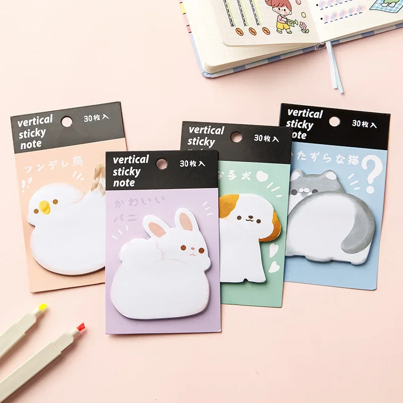 Cute Special Animal Cartoon Note Paper, Creative and Exquisite Note Memo, N-level High-end Note Paper Stationery Supplies