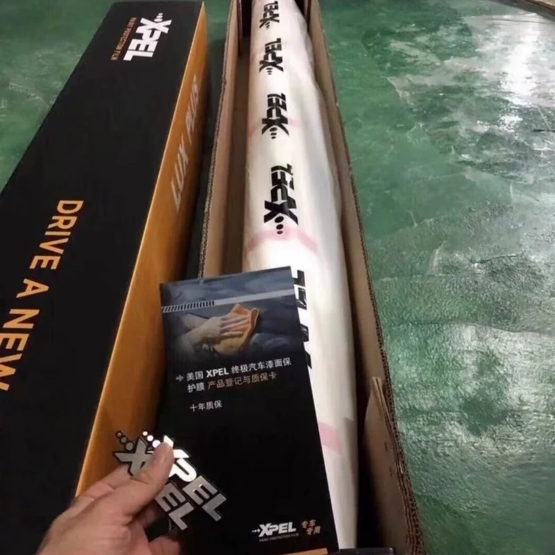 

XPEL Car TPU PPF 9.5mil Transparency Anti Yellowing Self-healing Car Film Anti Scratch Stretchable Car Paint Protection Film