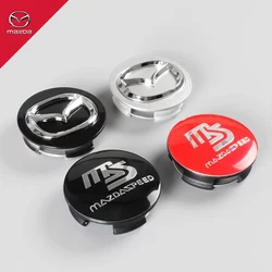 4pcs 56mm 100 Years Corporation Wheel Center Cap Logo Hub Cover Badge Emblem for Mazda 3 Axela BP CX-30 Accessories 2020-2023