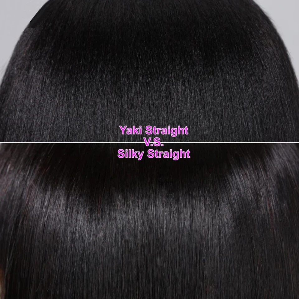 Cabello humano UNice Yaki lacio, paquetes de 100g, para coser, 8-26 pulgadas, color natural 1/3/4 paquetes 3
