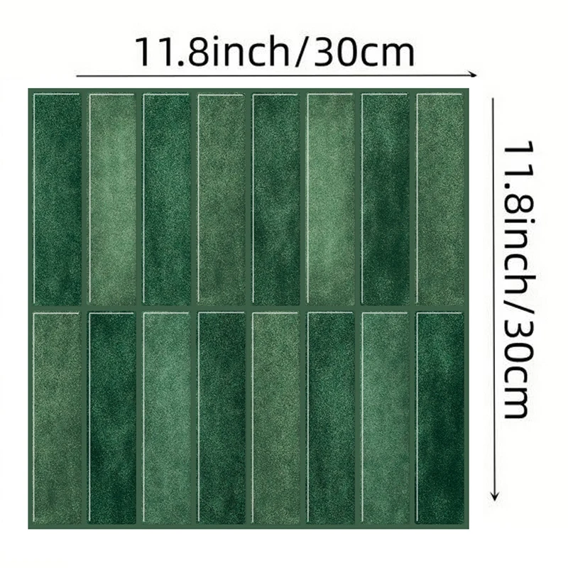 Kitchen Backsplash Peel Stick Wallpaper 44x300cm Black Line White Tile Self Adhesive Waterproof Removable Contact Paper